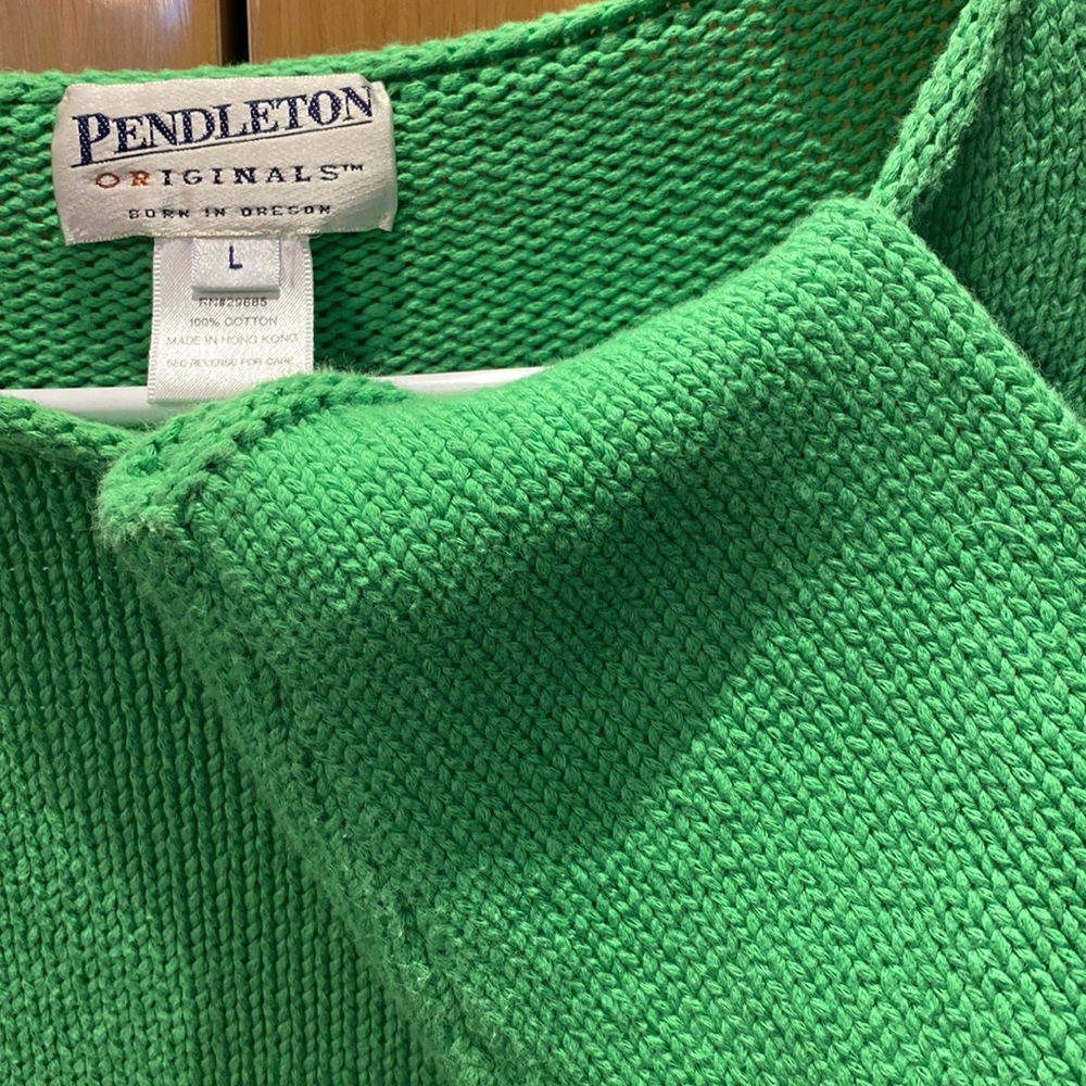 Pendleton 100% Cotton Crew Large - image 7